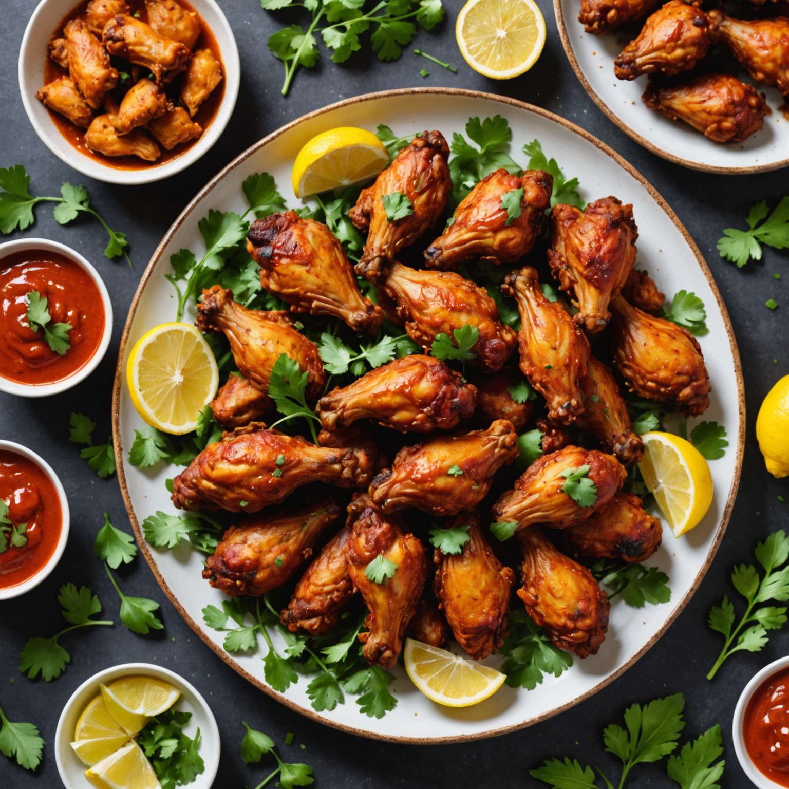Air Fryer Crispy Tandoori Chicken Wings