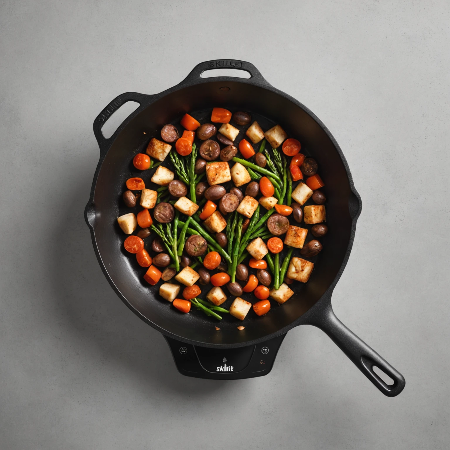 Skillet recommended for Air Fryer Maple Roasted Brussels Sprouts with Toasted Pecans