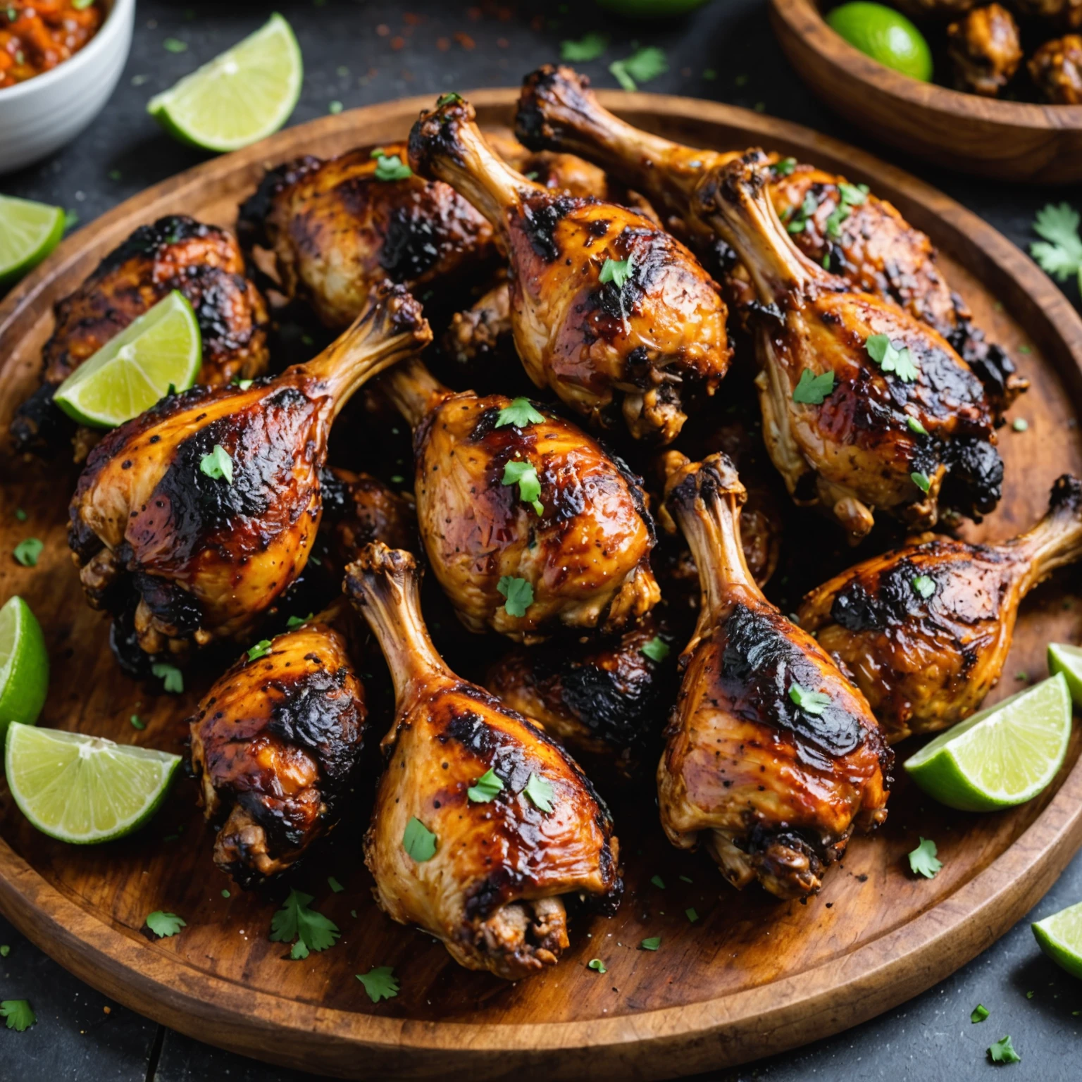 Air Fryer Spicy Jamaican Jerk Chicken Drumsticks