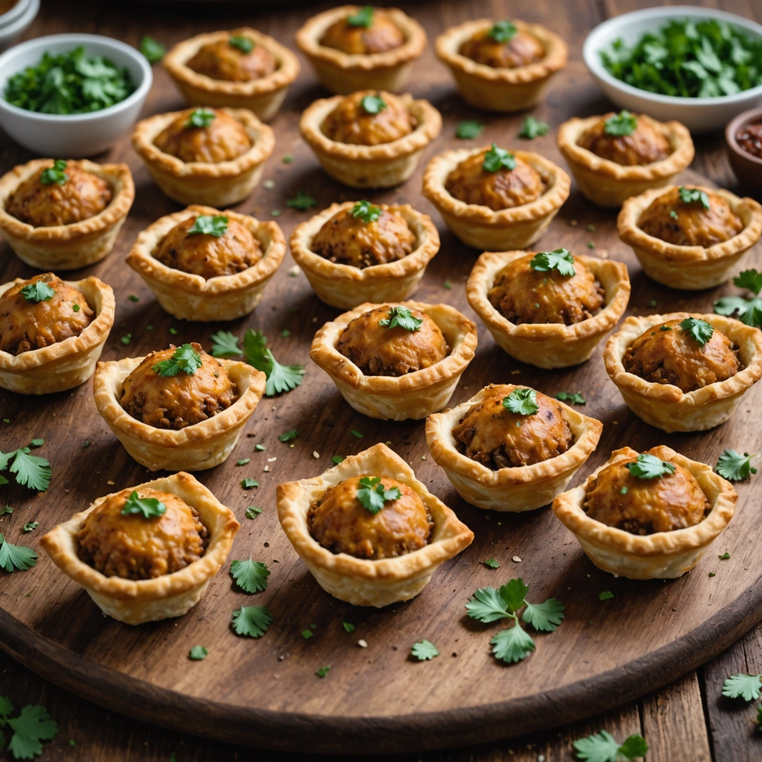 Air Fryer Spiced Moroccan Lamb Meat Pie Bites