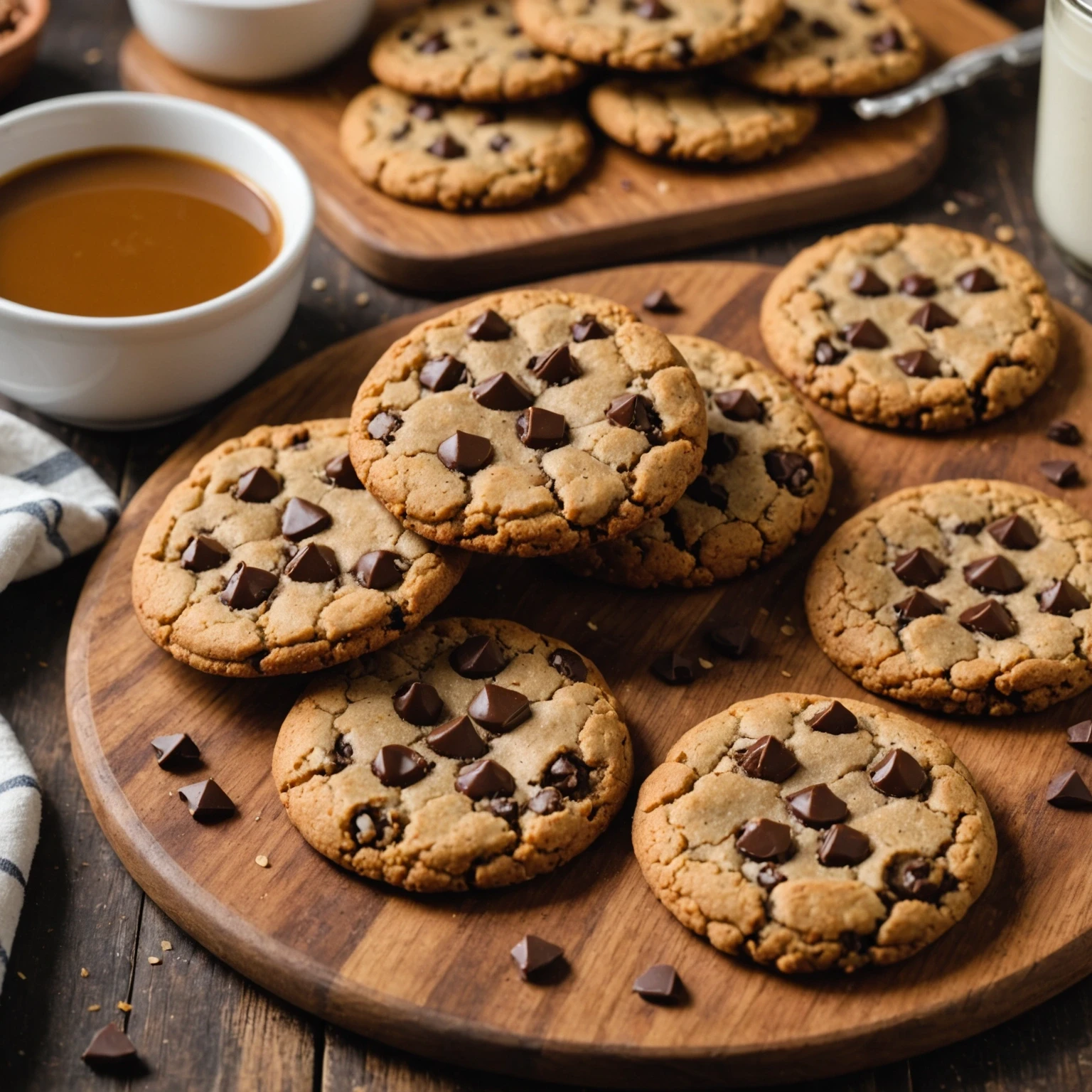 Air Fryer Paleo Almond Butter Chocolate Chip Cookies