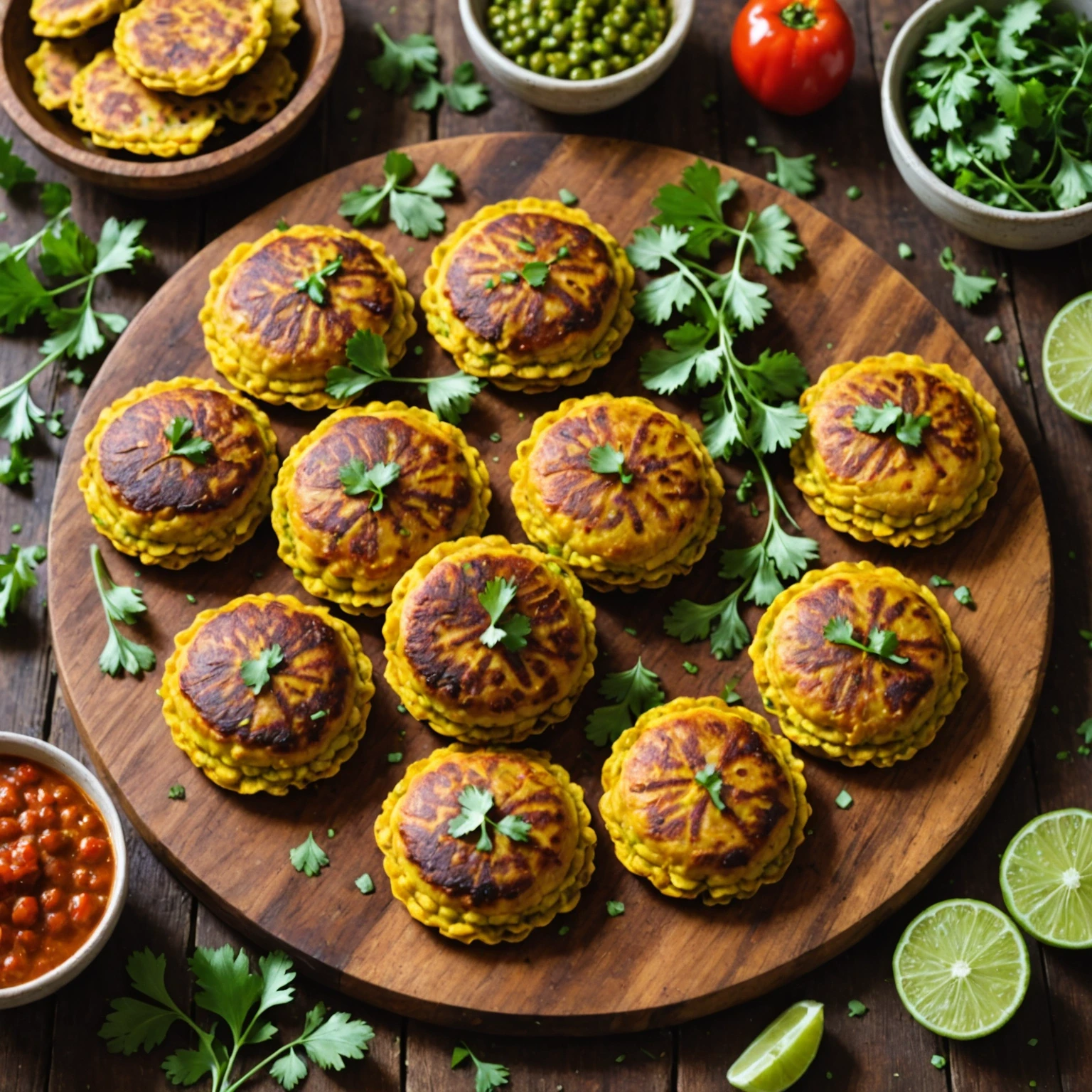 Air Fryer Spicy Jamaican Curried Lentil Patties