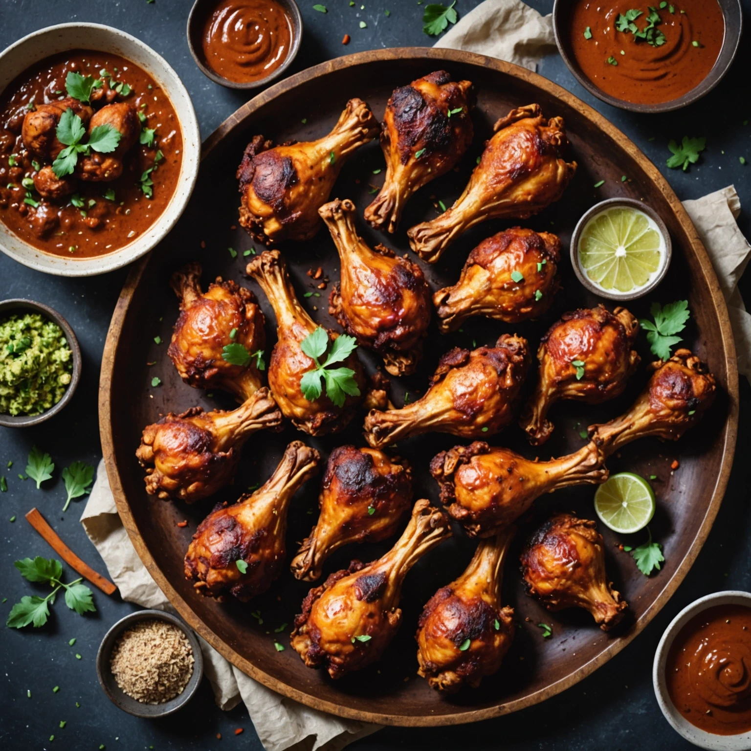 Air Fryer Spicy Ethiopian Doro Wat Chicken Drumsticks