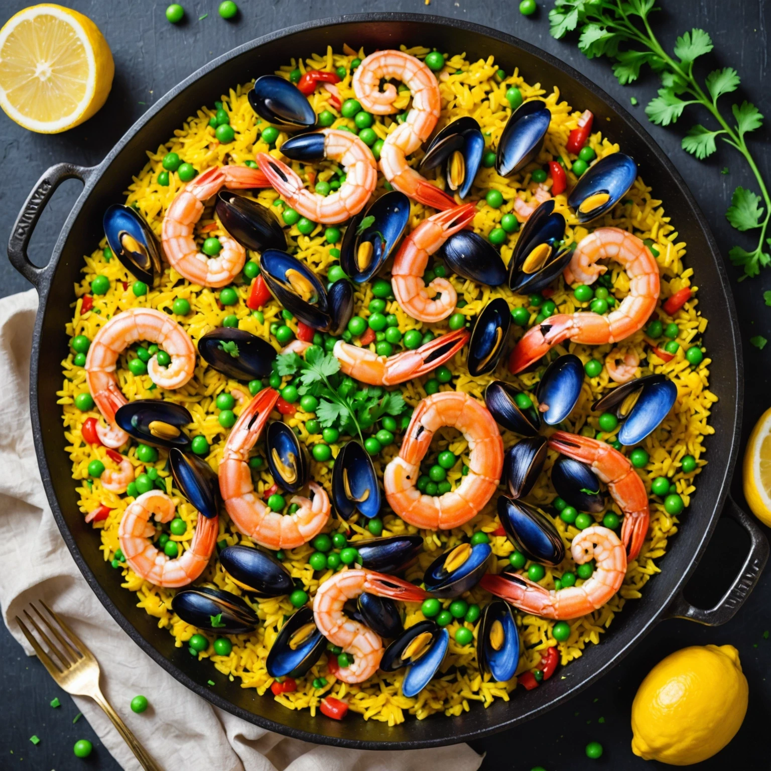 Air Fryer Freezer-Friendly Mediterranean Seafood Paella