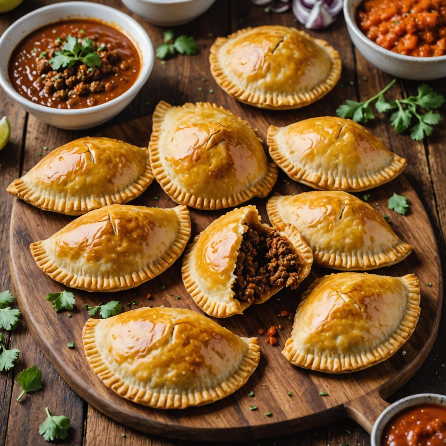 Air Fryer Smoky Paprika Beef Empanadas