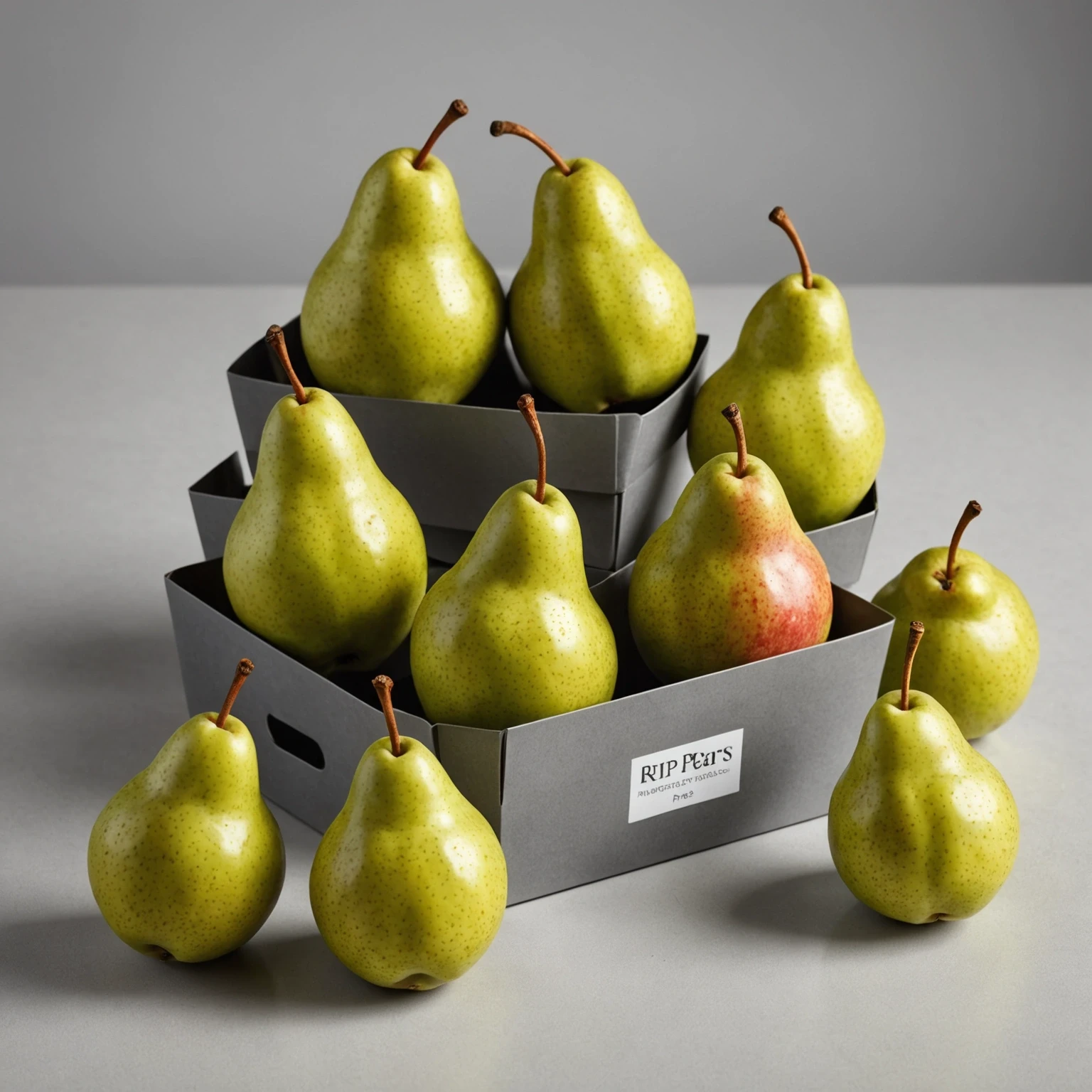 ripe firm pears