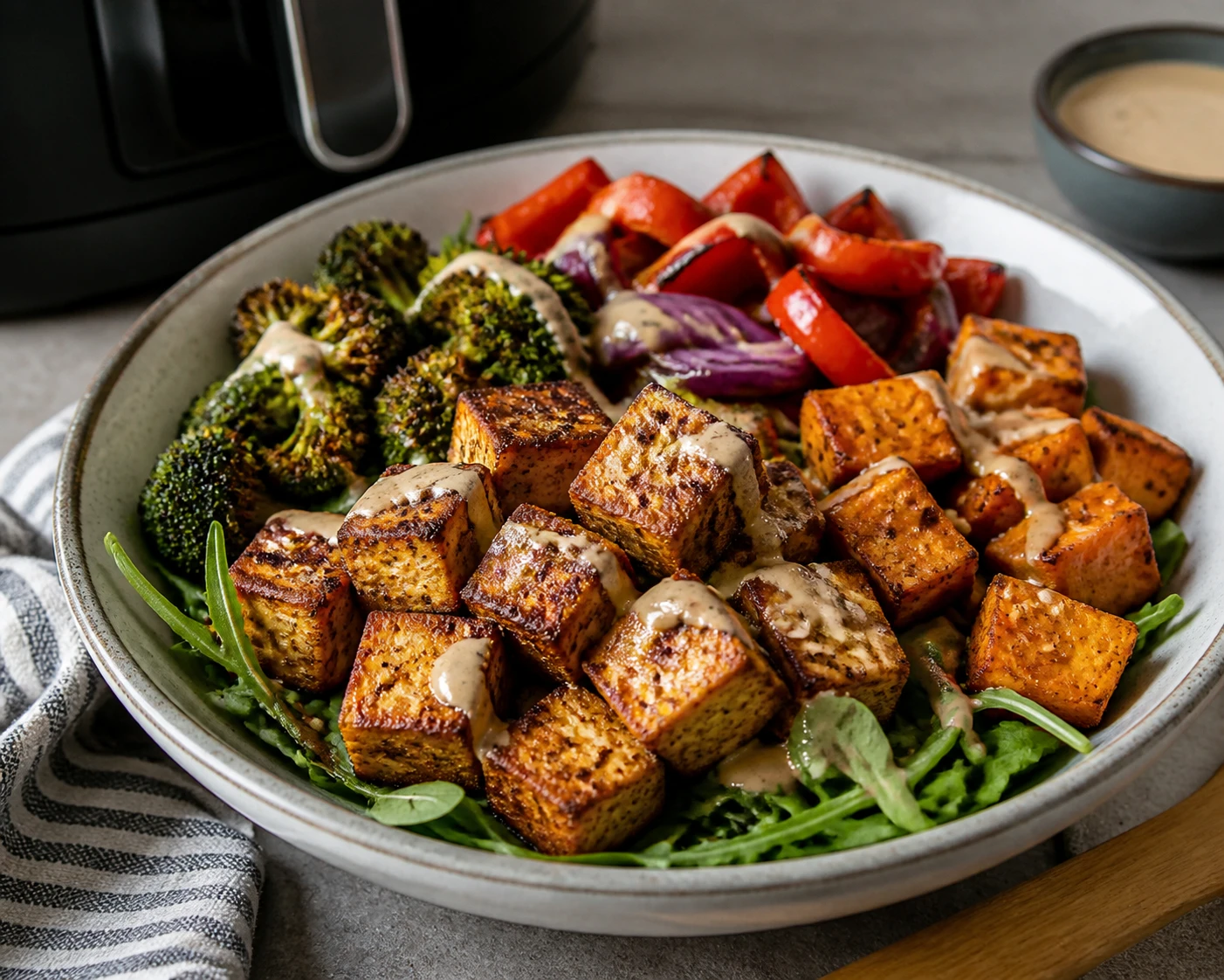 10 Meatless Air Fryer Dinners That Feel Filling