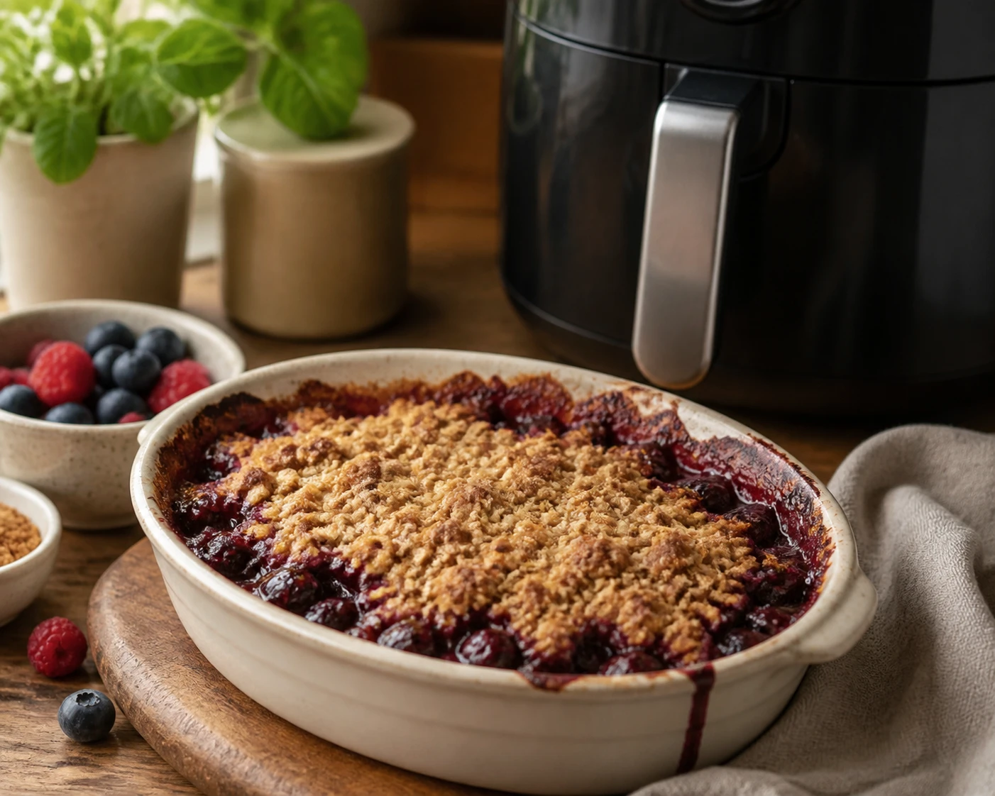 Air Fryer Desserts: Crisps, Cakes, and Cozy Treats